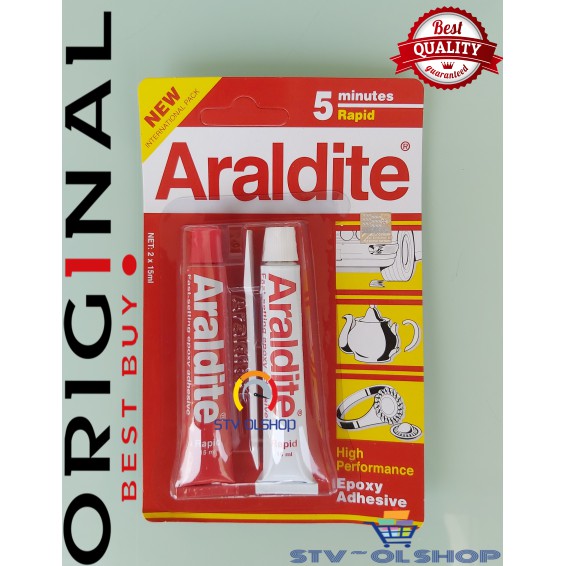 Lem Araldite Merah 5 menit Rapit 15 ml