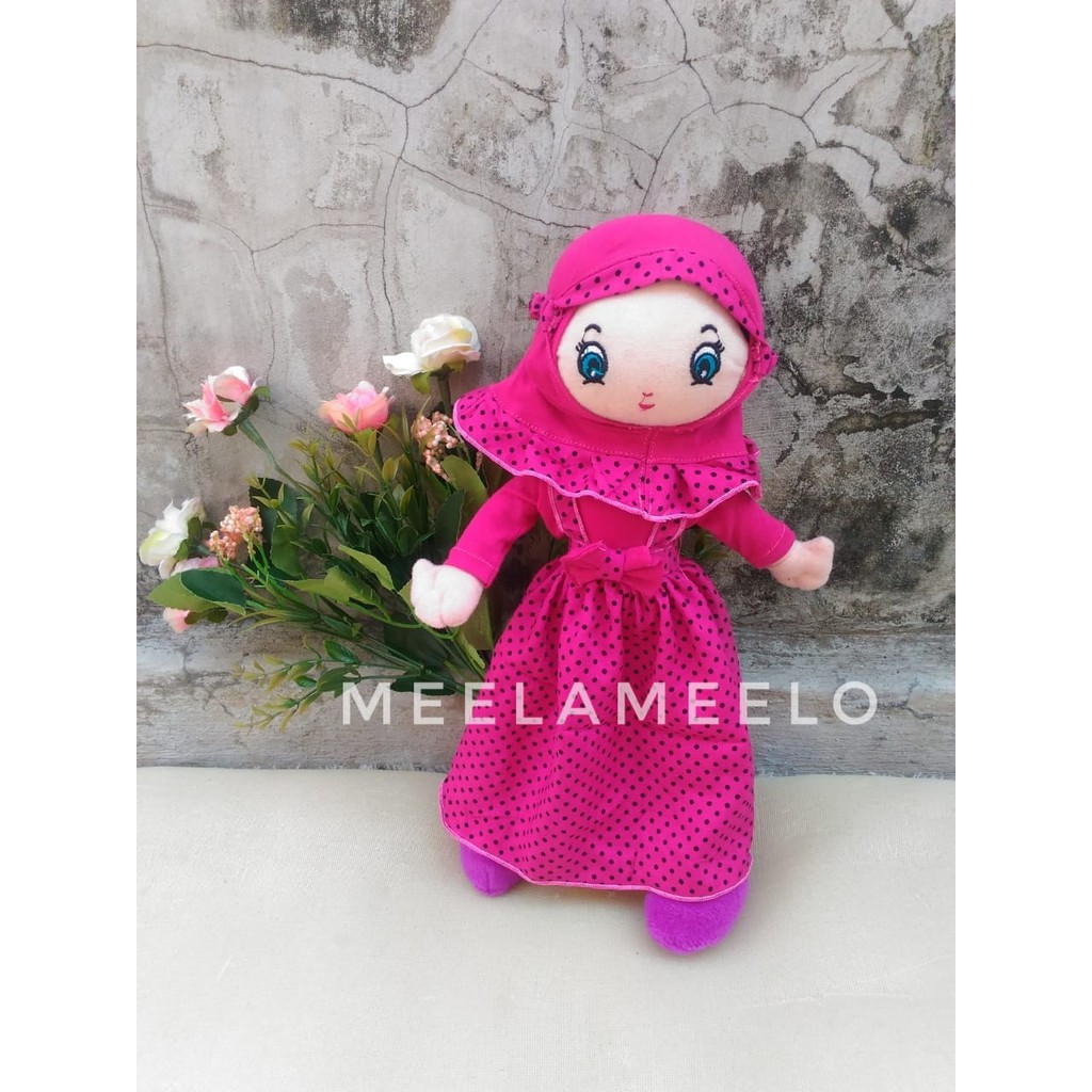 Promo !!! Boneka muslimah  boneka meelameelo Boneka Edukasi