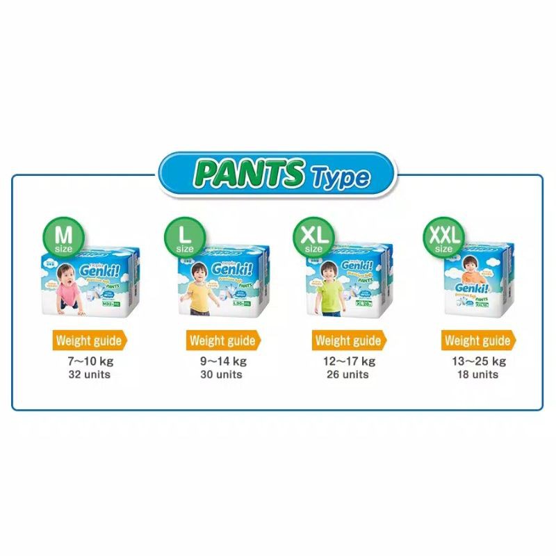 Nepia Genki Premium Pants