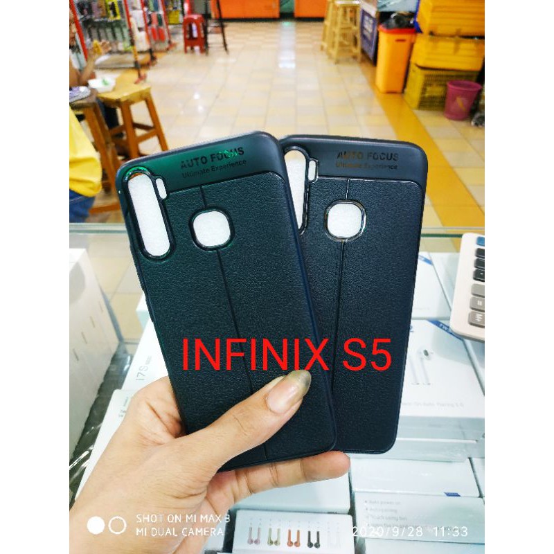 Autofokus infinix S5 / leather case infinix s5 / casing Infinix S5