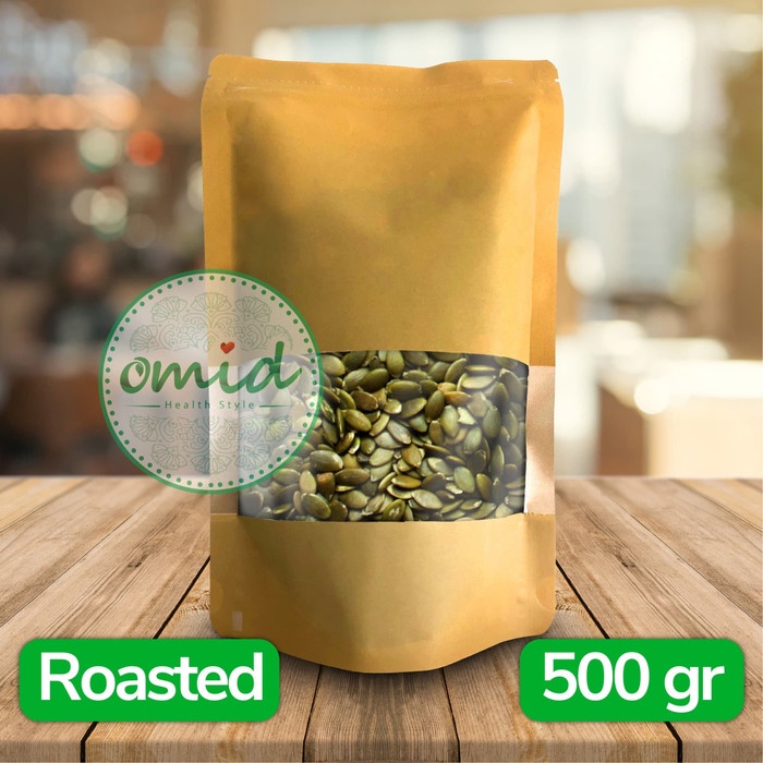 

Vs201Vv Organic Roasted Pumpkin Seeds (Biji Labu Panggang Organik) 500Gr Dscscv