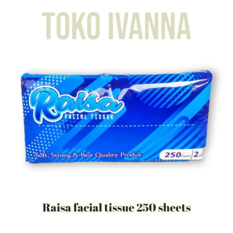 Raisa Facial Tissue Soft &amp; Strong 250 Sheet