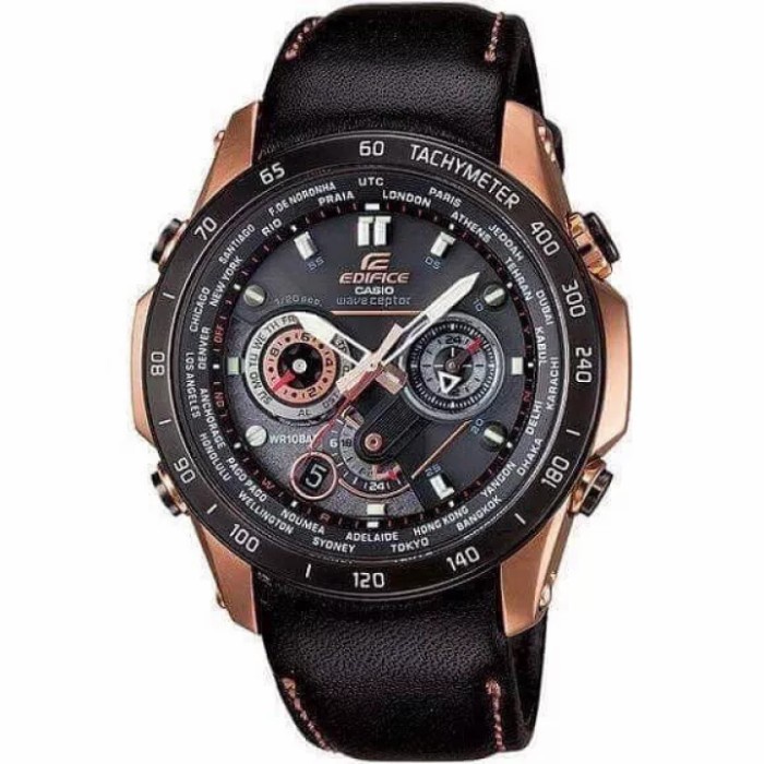 Jam Tangan Pria Merk Casio Edifice Type : EQW710 Baterai Stainless T3