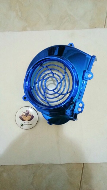 Cover tutup biru kipas beat karbu/ beat lama vario 110 blue