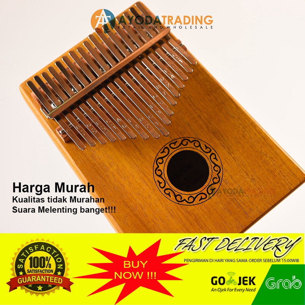 Kalimba K17K Kayu Akasia Original 17key