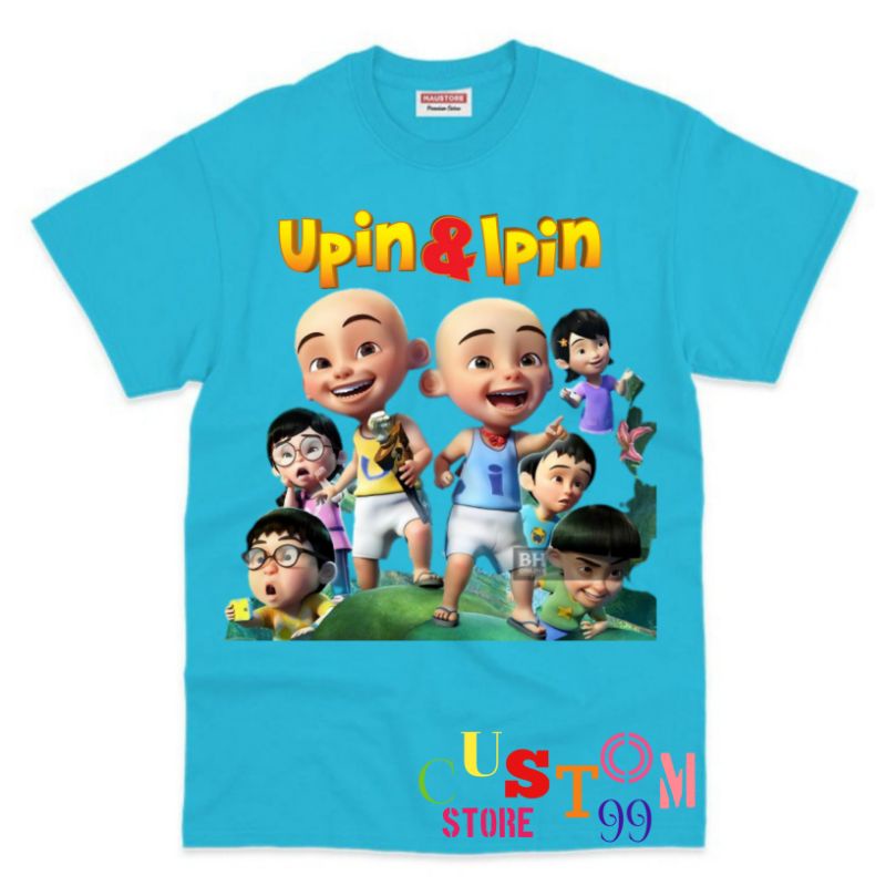 BAJU ANAK KAOS ANAK UPIN &amp; IPIN FRIENDS TERBARU BAHAN PREMIUM