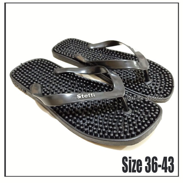 Steffi Sandal Kesehatan 36-43 / Sandal Rematik / Sandal Rumah / Sandal Wudhu / Sandal Karet Santai