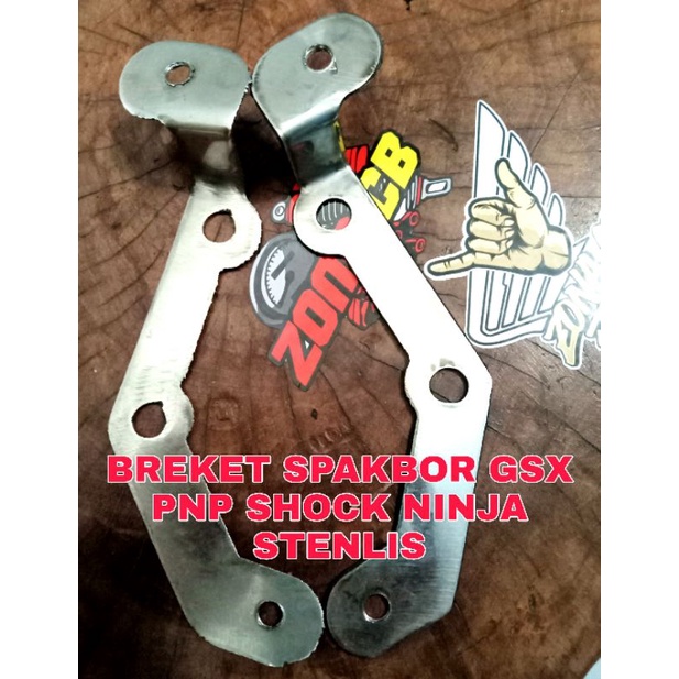 breket dudukan spakbor slebor depan suzuki gsx susuki pnp shock ninja r rr gorila moz stenlis cb gl