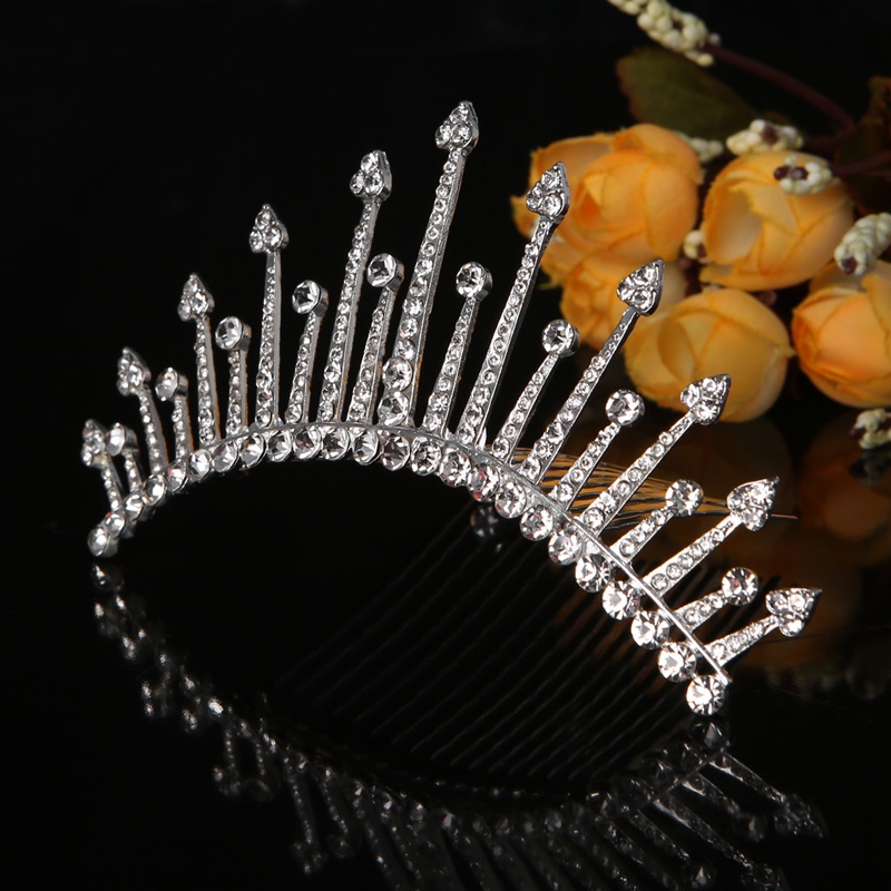 Siy Sirkam Rambut Wanita Hias Berlian Imitasi Diamante Untuk Pestapernikahan