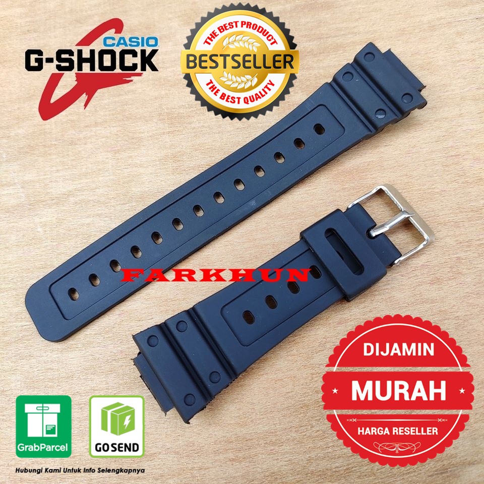 STRAP CASIO G-SHOCK DW-5400 G-5700 FREE PEN CAKEP BAND TALI JAM DW5400 G5700 DW 5400 G 5700 RUBBER