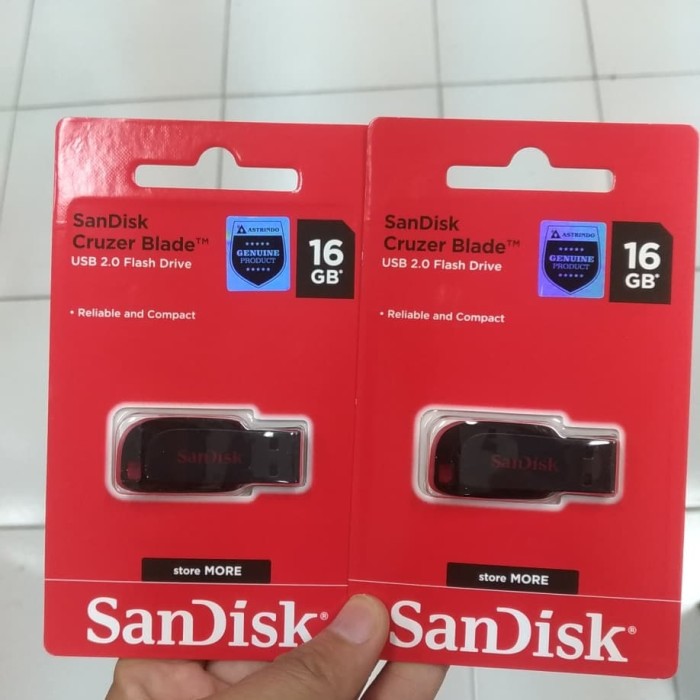 FLASH DISK SANDISK CZ50 CRUZER BLADE 16GB GARANSI RESMI