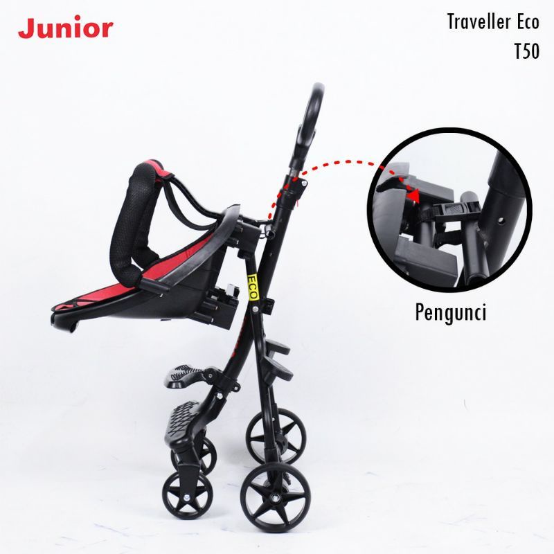 Stroller Junior Eco T50 - Stroller Travelling Bayi