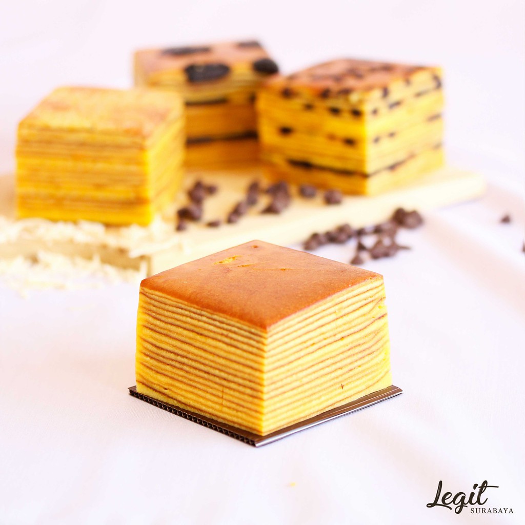 

Laritta Legit Surabaya Lapis Legit Cheese Prince 7,5x7,5cm