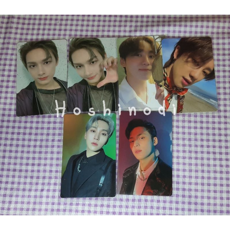 [READY STOCK] PHOTOCARD SEVENTEEN MINGYU SEUNGKWAN JUN THE8 SEMICOLON HENGGARAE SET AN ODE REAL ATTA