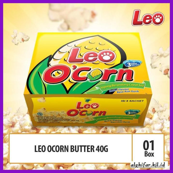 

Makanan-Kering- Leo Ocorn Butter - 40G / Box -Aneka.