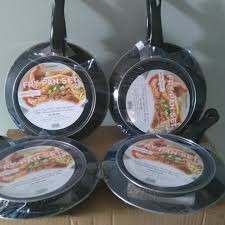 Teflon MASPION 2 PCS FryPan Set Non Stick Teplon Wajan Anti Lengket