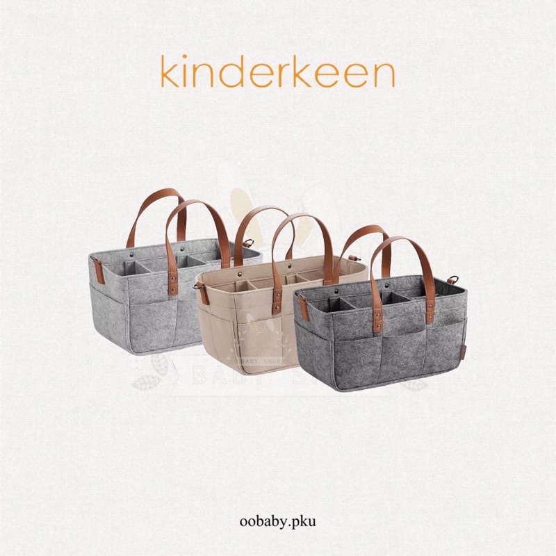 Kinderkeen caddy felt square | tas penyimpanan perlengkapan bayi