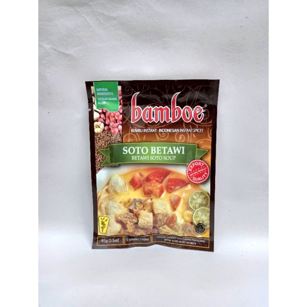 

Bamboe Bumbu Instan Soto Betawi 65gr