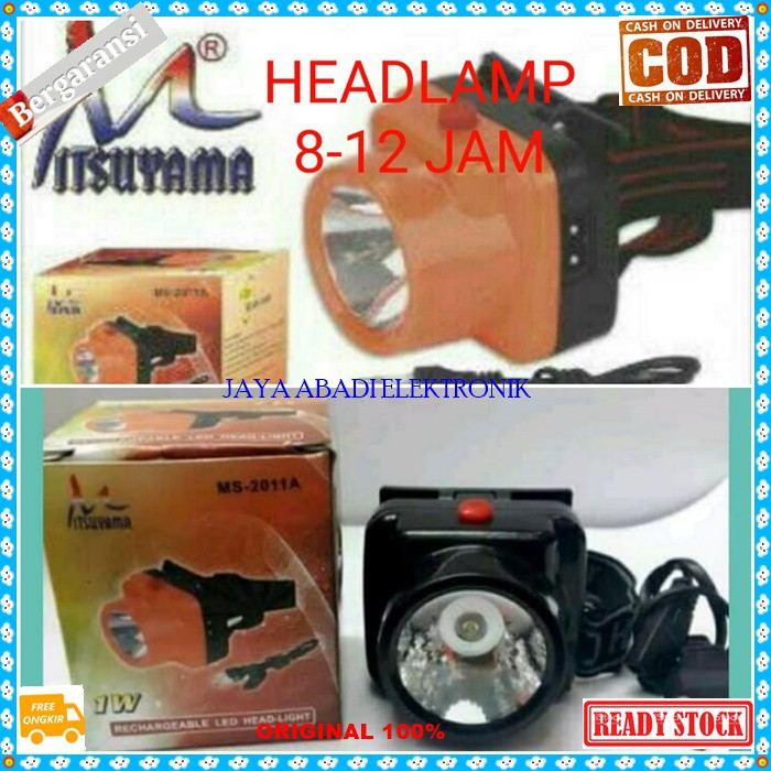 G197 ORIGINAL Headlamp senter kepala pala lampu led lamp putih sinar cahaya terang charge cas casan