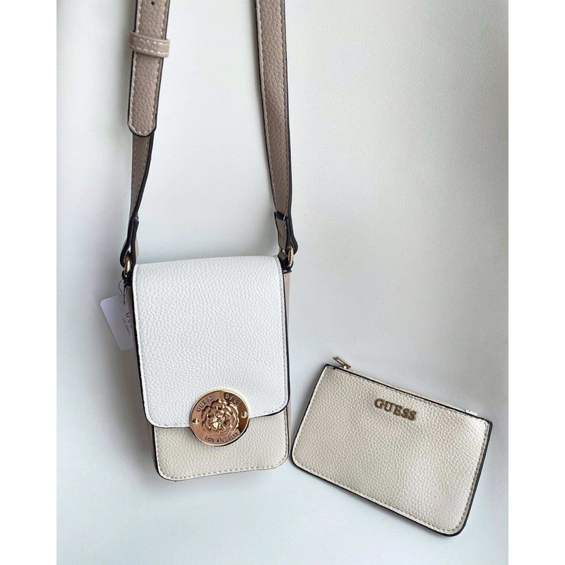 guess belle phonebag crossbody bag