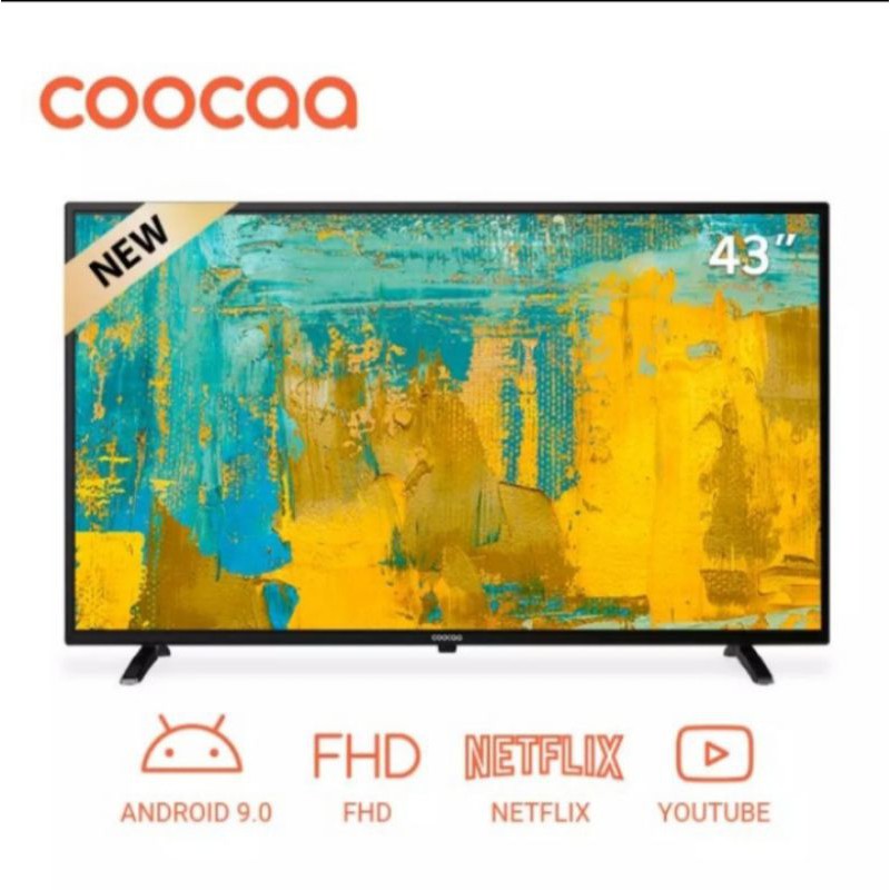 LED COOCAA SMART TV ANDROID 9.0 43S3G (43 Inch) GARANSI RESMI