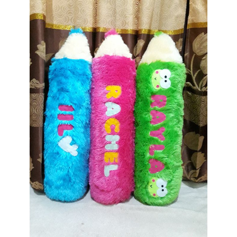 COD Guling Pensil Nama | Guling Pensil Costum Nama