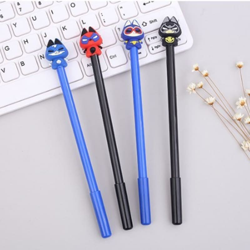 

Alat Tulis BOLPOIN PENA LUCU CAT SUPER HERO 4 WARNA PULPEN UNIK IMPORT LOK