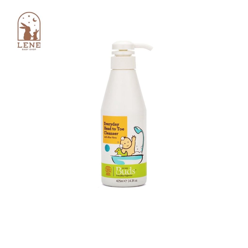 Buds Organic Everyday Head To Toe Cleanser 425ml