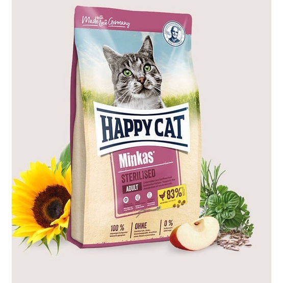 Happy Cat Minkas Sterilised 1.5kg - Makanan Kucing Steril - Kebiri