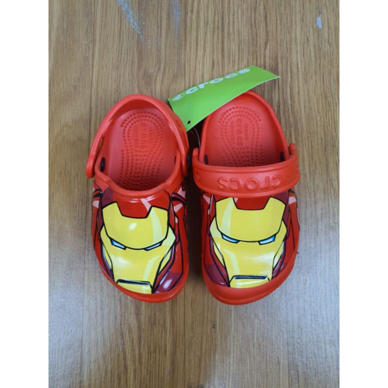 Sandal crocs anak / Crocs anak lampu batman &amp; Shark / crocs Led cars