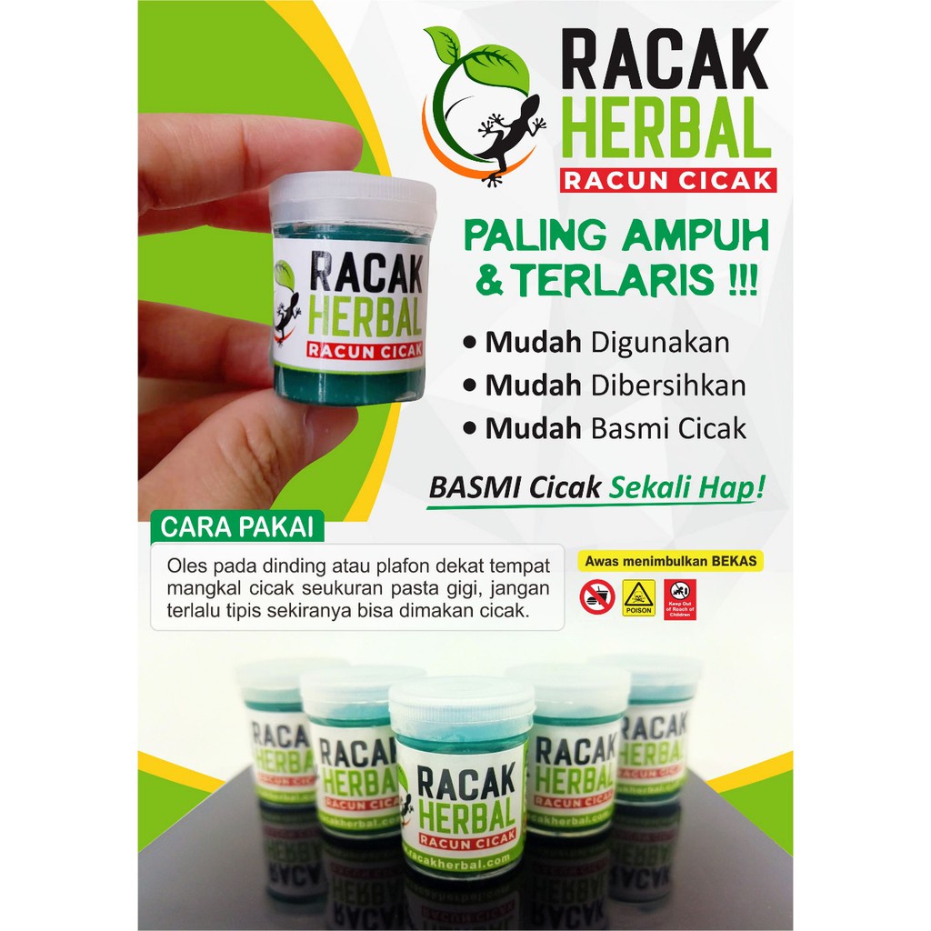 JBC RACAK HERBAL / RACUN CICAK HERBAL PEMBASMI CICAK PALING AMPUH