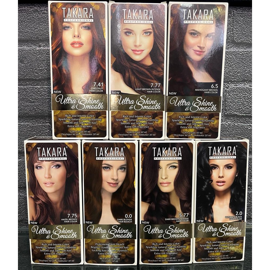 TAKARA PROFESSIONAL ULTRA SHINE &amp; SMOOTH HAIR COLOR