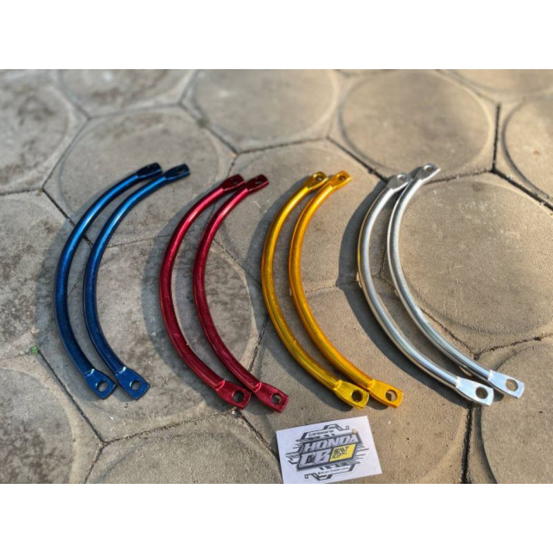 PANGKON BRAKET DUDUKAN KNALPOT MODEL TIPE C ANODES PANGKON C KNALPOPT CB GL MEGAPRO TIGER HEREX