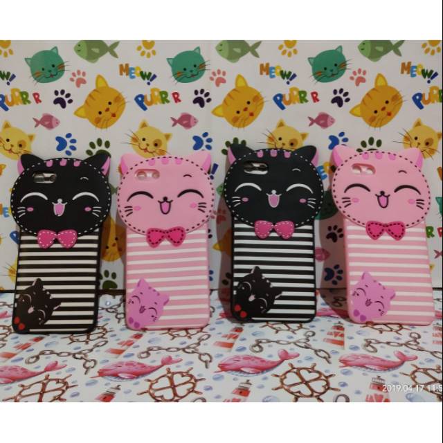 Soft case Kucing Garis Samsung J7