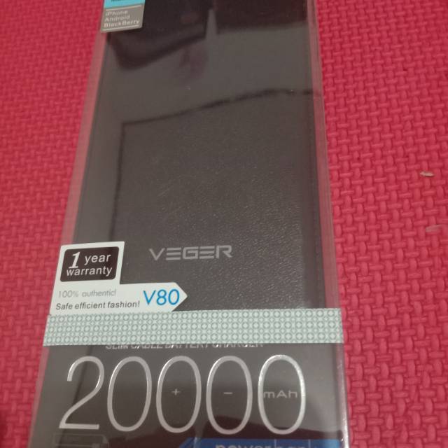Powerbank Veger 20000MAH  Originalk