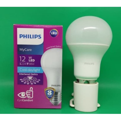 PHILIPS Lampu LED MyCare 12W Putih Bohlam LED Bulb My Care 12 Watt CDL