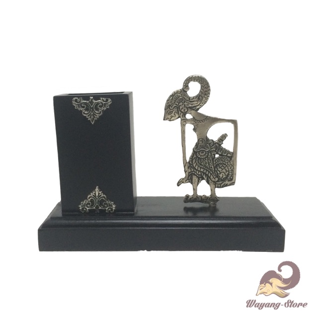 

Tempat Pulpen Silver Wayang Arjuna