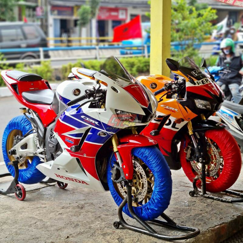 Cover Ban motor ROAD RACE/DRAG BIKE/MOTOR KONTES/SUPERMOTO/DTRACKER Sarung Ban motor/pelindung ban / New