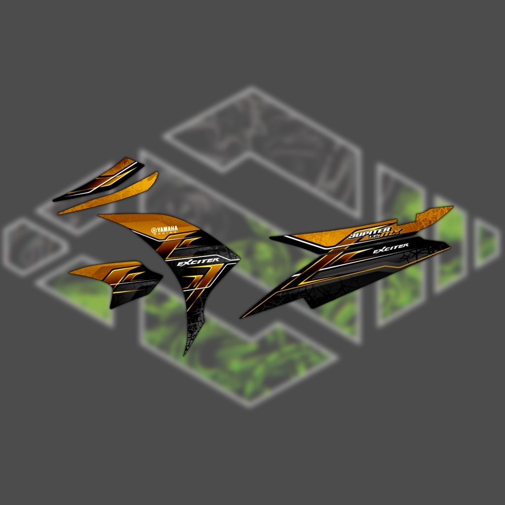 Stiker Striping Variasi Yamaha MX New 135 / Striping Variasi MX New
