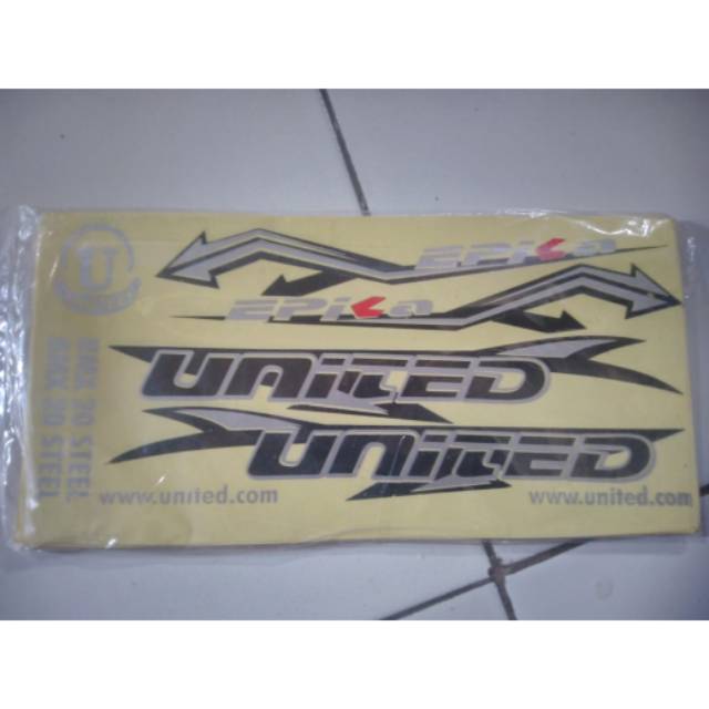 Stiker Decal Sepeda United Epica