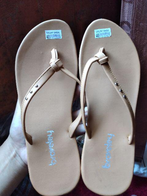 SENDAL JEPIT WANITA  FLAT CANTIK BRAVELEY SANDAL  MURAH 