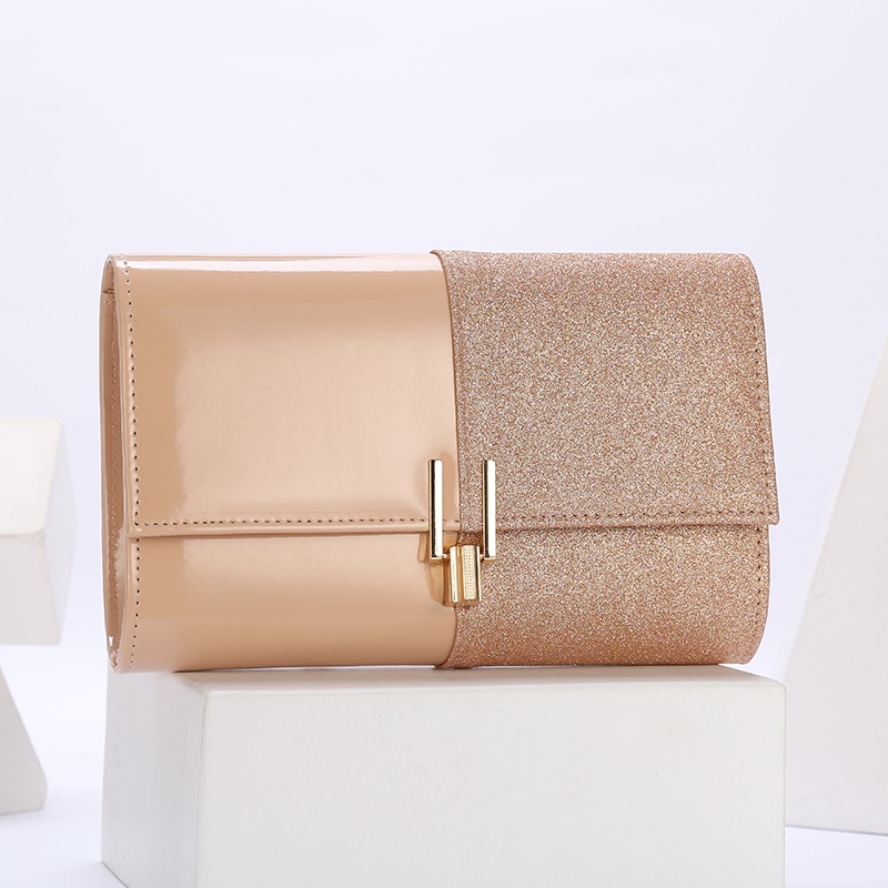 BJ60251 - BLACK/GOLD/PINK/SILVER - TAS PESTA CLUTCH SLEMPANG WANITA DOMPET WANITA FASHION IMPORT MODIS ELEGAN TERMURAH TERLARIS TERBARU BAGSTORE JAKARTA TAS BATAM ZCJ0251