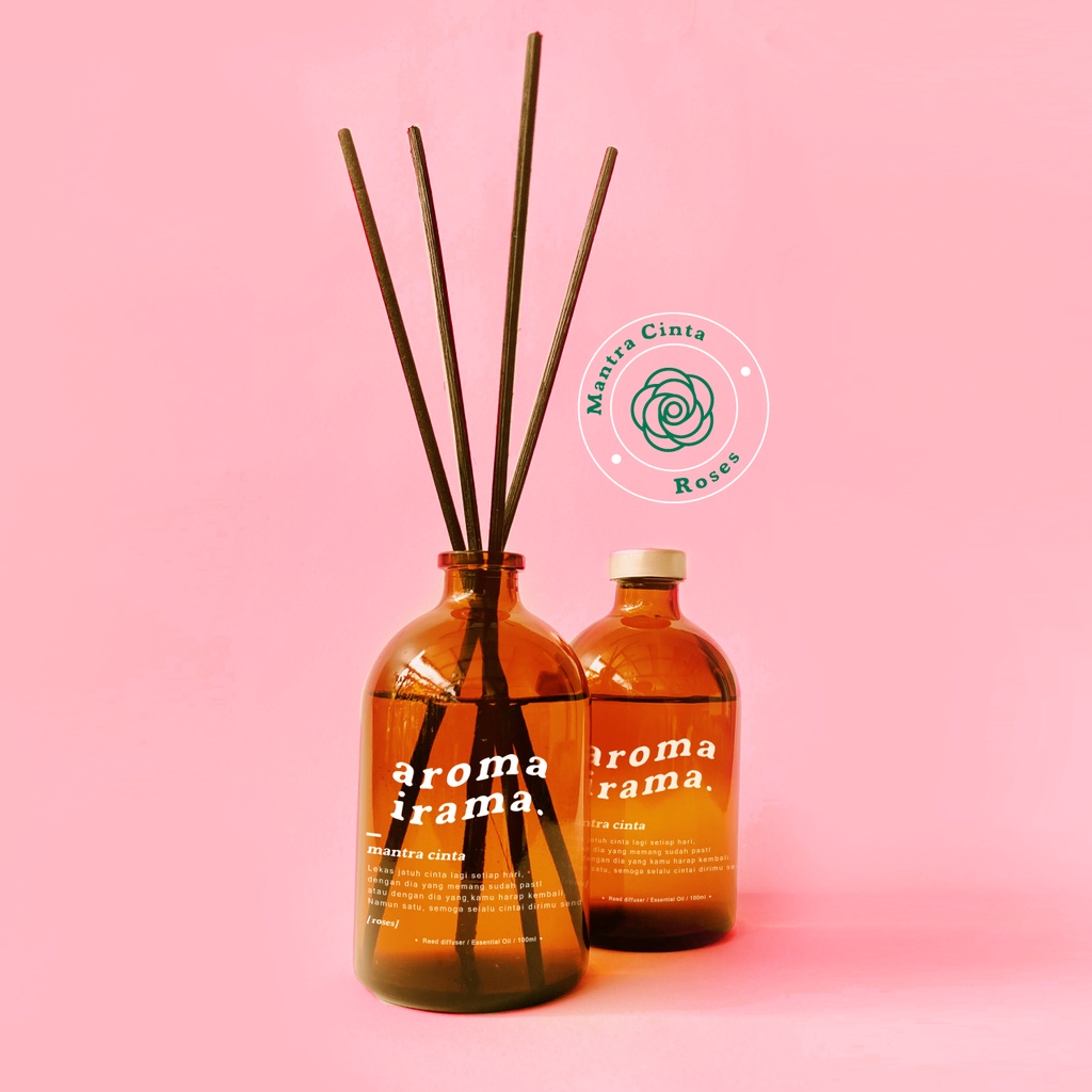 Aroma Irama // Mantra Cinta // Reed Diffuser // 100ml // 120ml-100 ml