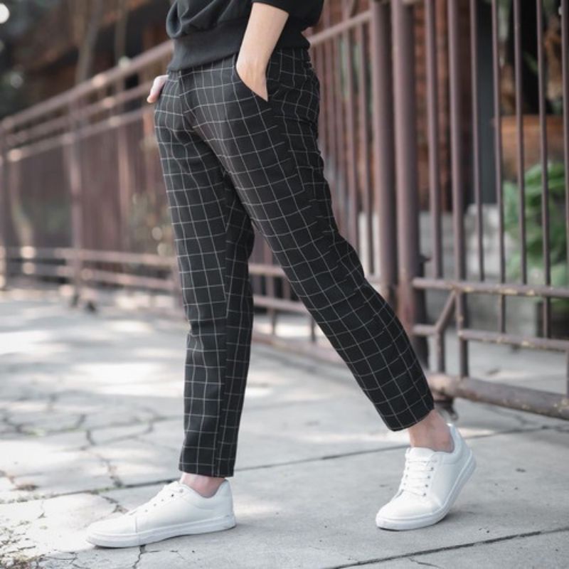 PROMO Tartan Celana kolor pria wanita / training panjang / Tartan panjang kotak kotak
