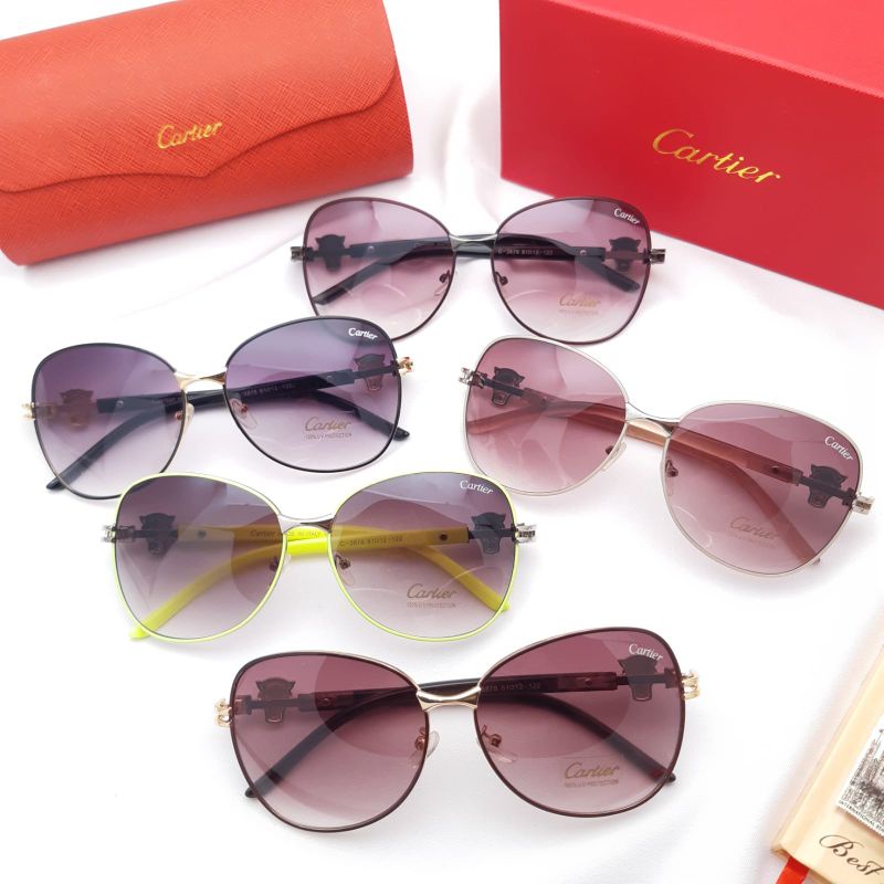 [Cartier 3878] Kacamata Sunglasses Wanita / Cewe