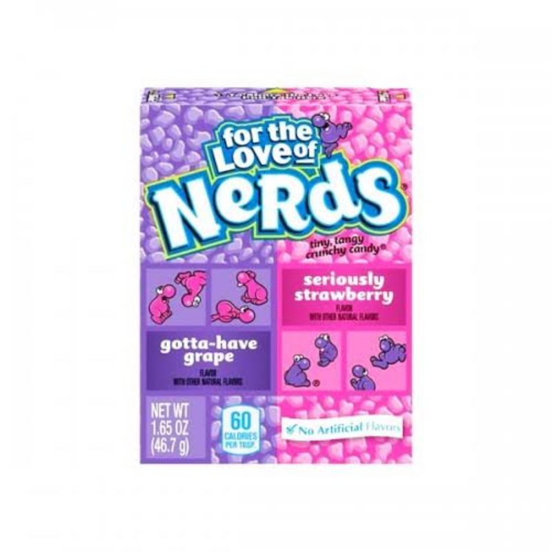

WONKA NERDS GRAPE AND STRAWBERRY 46.7 GR