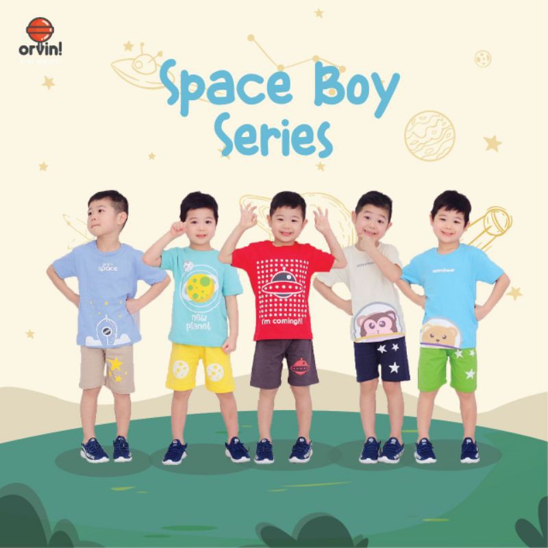 Space Boy Series Orvin Kids Apparel