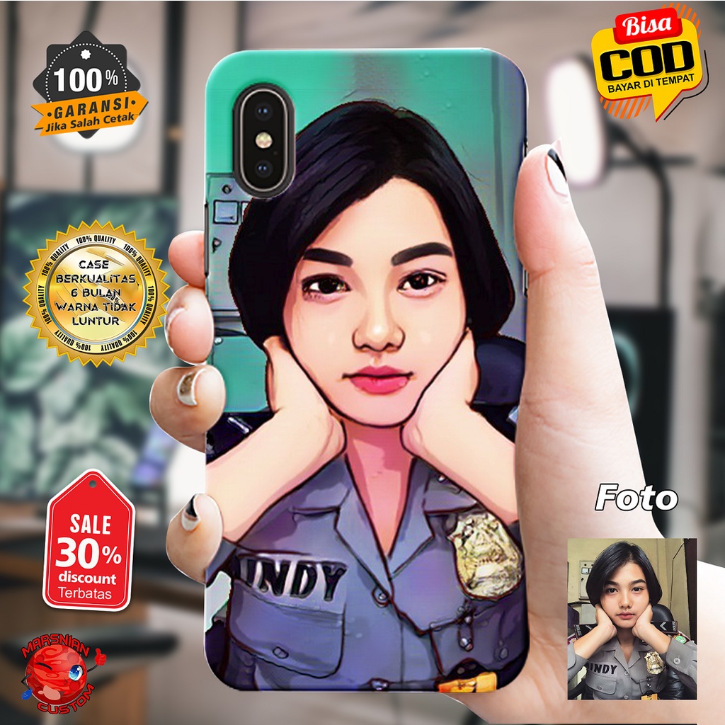 Case Custom Iphone XS Max Kualitas High Grade Foto Sendiri / Luxury Glass Case Iphone XS Max / Softc