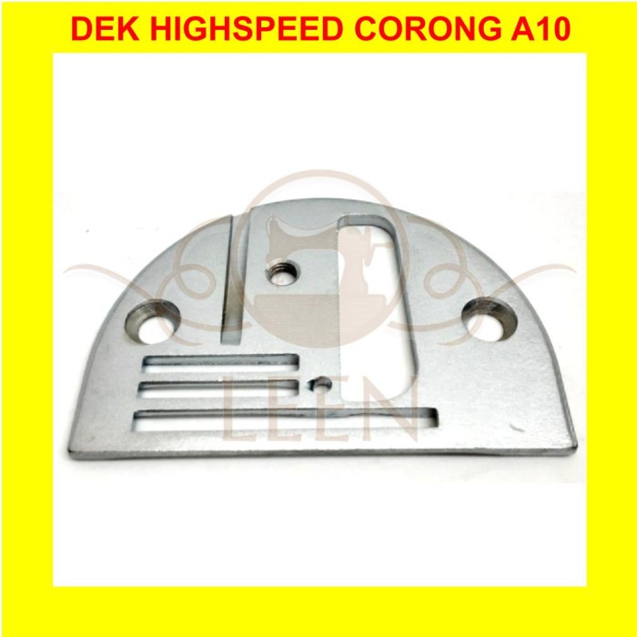 Dek Corong A10 Plat Needle Plate Folder Piringan Mesin Jahit LEEN