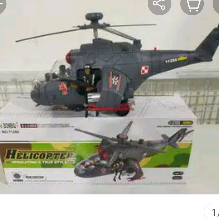 MAINAN HELICOPTER SIMULATING MINIATUR HELIKOPTER